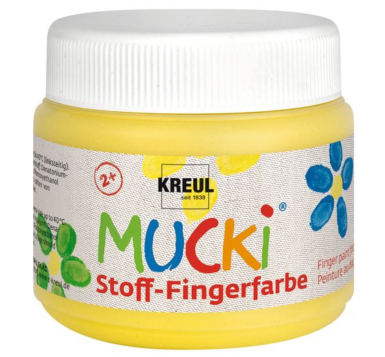 MUCKI fabric-Finger paint, Set of 4