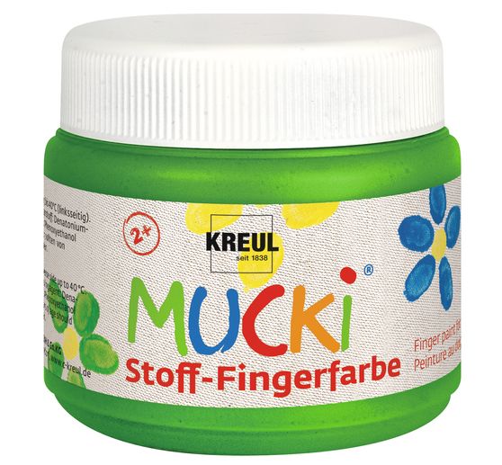 MUCKI fabric-Finger paint, Set of 4