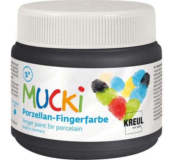 Colore a dita per porcellana MUCKI, 150 ml