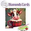 Set carte "Diamonds" Cow with mug