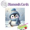 Set carte "Diamonds" Winter Pinguin