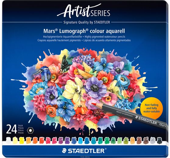 STAEDTLER Watercolour pencils "Mars Lumograph" colour aquarell