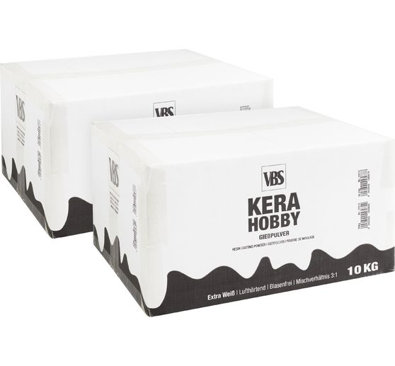 Polvere da colata VBS "KeraHobby", Bianco