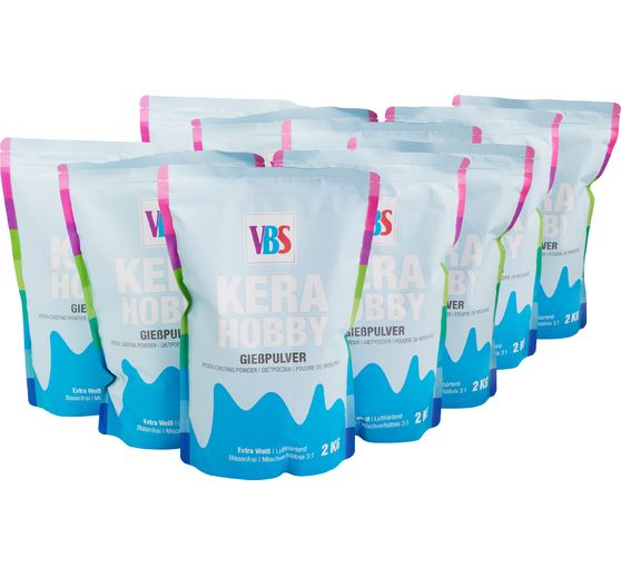 Polvere da colata VBS "KeraHobby", Bianco