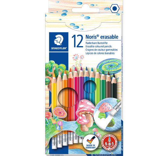 STAEDTLER Erasable coloured pencils "Noris erasable"