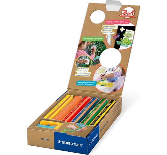 STAEDTLER Coloured pencils 5+1 "Noris junior"