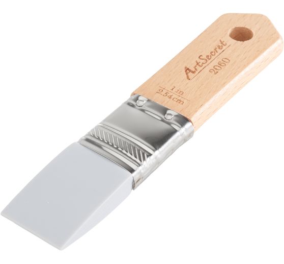 VBS Silicone Brush with Wooden Paddle Handle