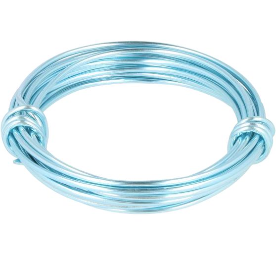 Decorative aluminium wire, 2 mm, length 3 m