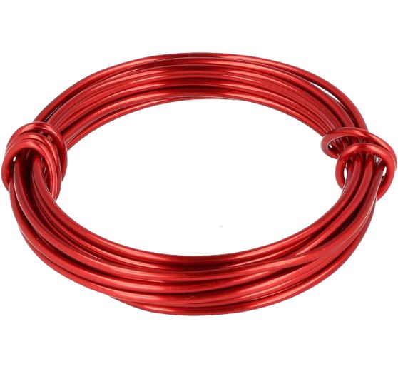 Decorative aluminium wire, 2 mm, length 3 m