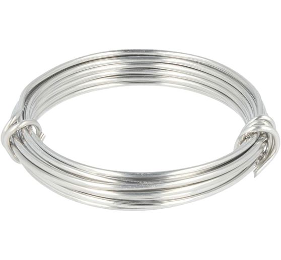 Decorative aluminium wire, 2 mm, length 3 m