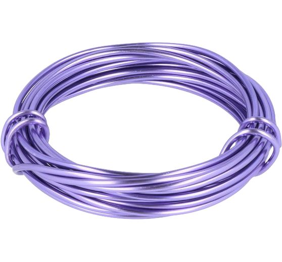 Decorative aluminium wire, 2 mm, length 3 m