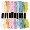 Assortimento di filati da ricamo, 1 mm, 10 colori da 8 m ciascuno