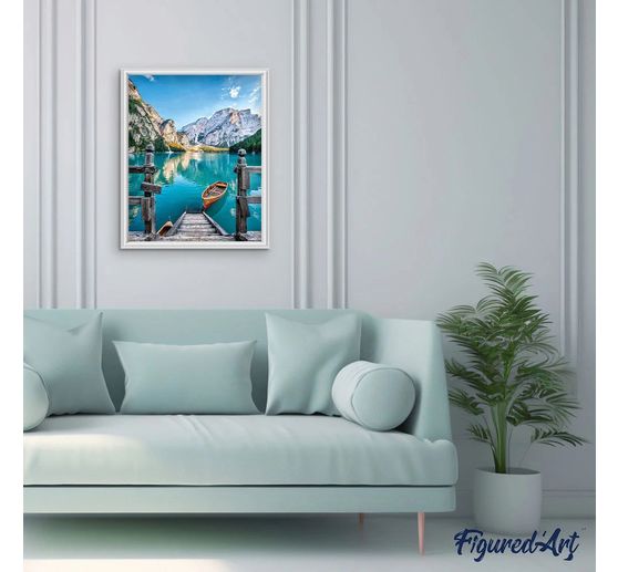 Dipingere con i numeri su telaio, 40 x 50 cm