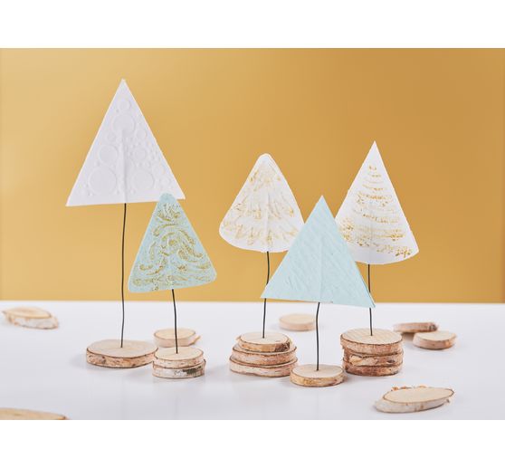 Stencil "Art Christmas Trees"