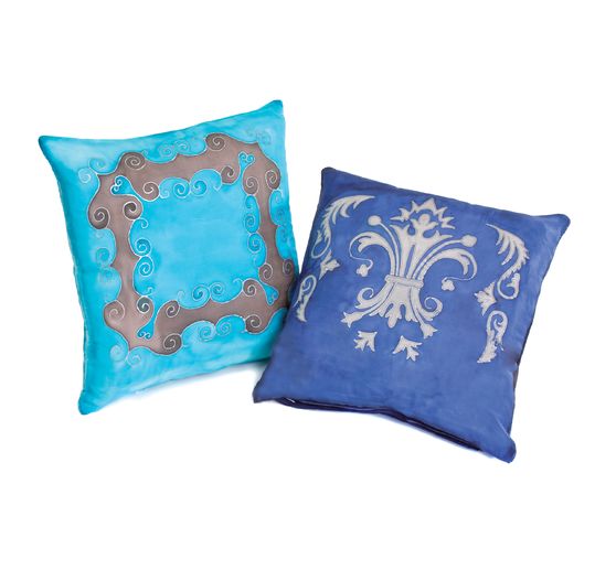 Copricuscino in seta, Pongé 08