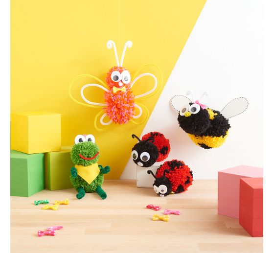 VBS Occhi mobili da incollare su "Mix", 100 pezzi