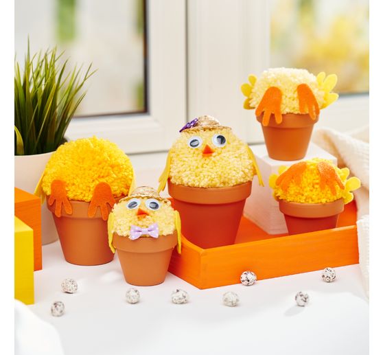 VBS Wobbly eyes to glue on "Round", 16 mm, 50 pieces