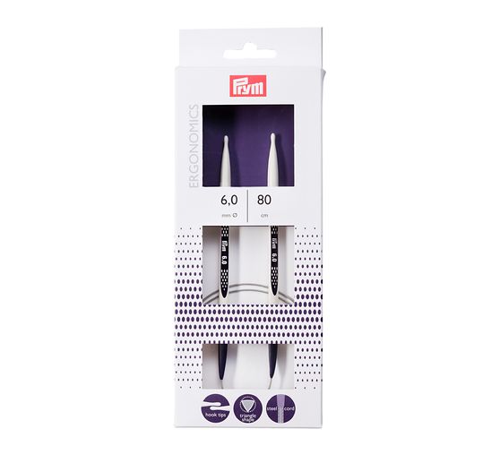 Prym Circular knitting needles "Ergonomics", 80 cm