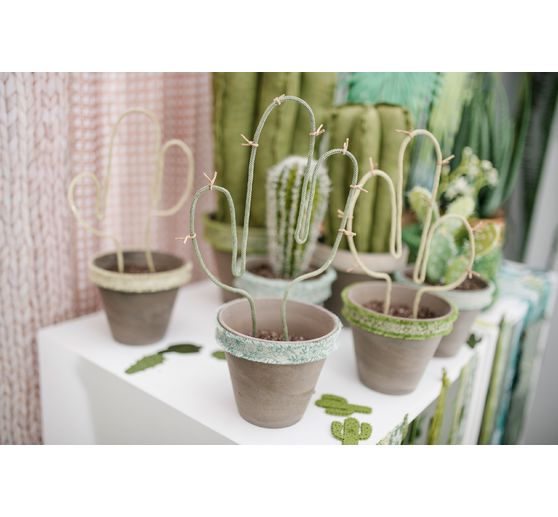 Knitted tube from paper yarn, 30m