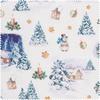 Cotton fabric "White Christmas"