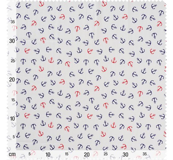 Cotton fabric "Anchor"