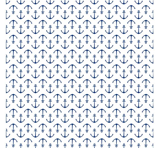 Cotton fabric "Anchor-Blue"