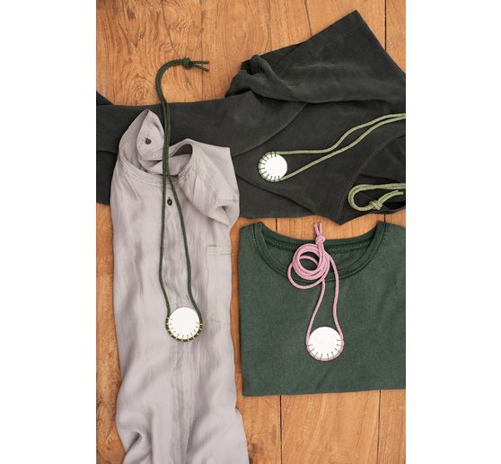 Knitted tube from paper yarn, 30m