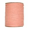 Knitted tube from paper yarn, 30m Apricot