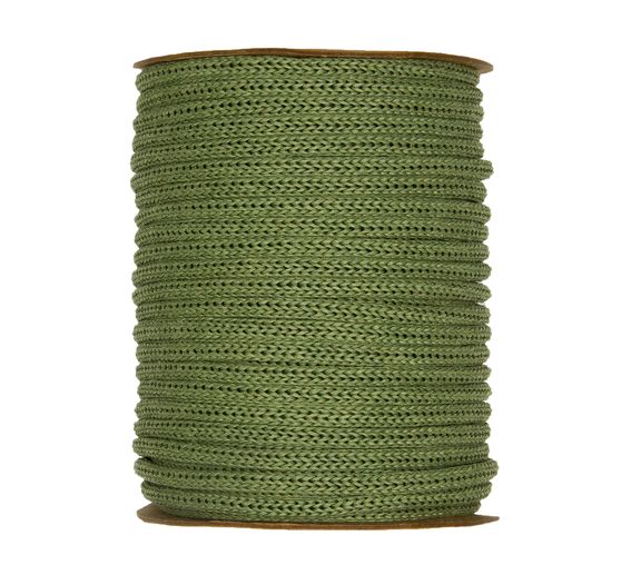 Knitted tube from paper yarn, 30m