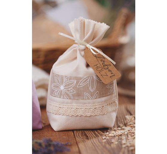 VBS Crochet ribbon "Cream", 20 mm, 10 m