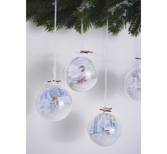 VBS Acrylic ball, Ø 8 cm, 6 pcs.