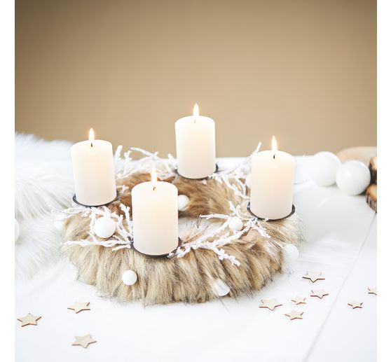 Christmas balls made of glass on wire, 36 pieces, Ø 20 / 25 / 30 mm