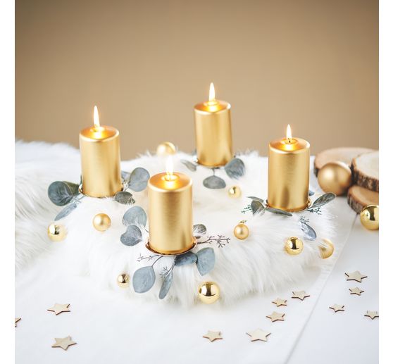 Christmas balls made of glass on wire, 36 pieces, Ø 20 / 25 / 30 mm