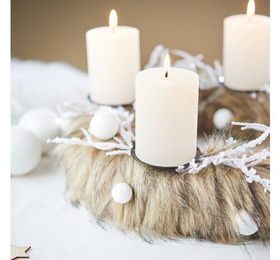 Christmas balls made of glass on wire, 36 pieces, Ø 20 / 25 / 30 mm