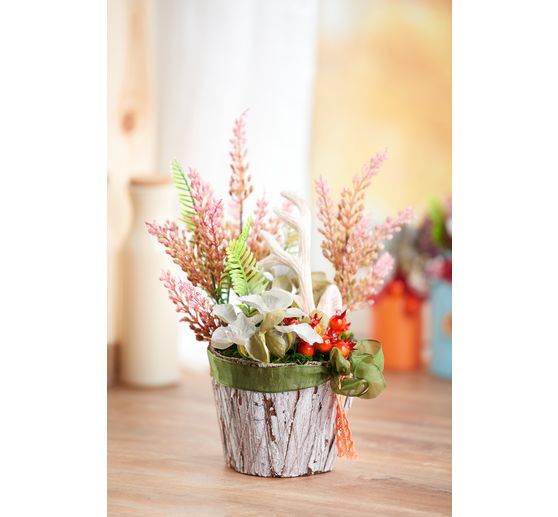 VBS Decorative rose hips on wire "Orange", 200 pieces