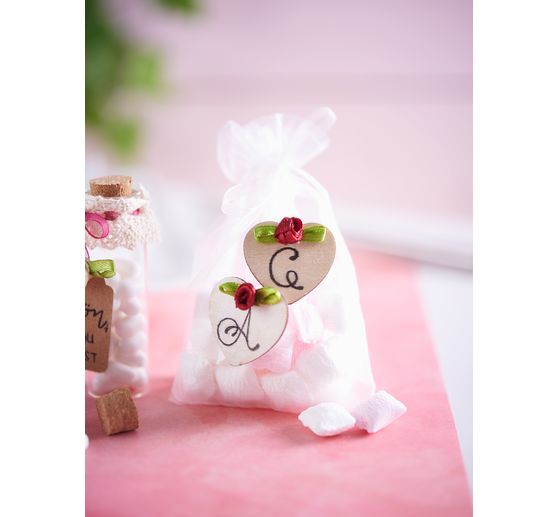 VBS Organza bags "7,5 x 12 cm", 100 pieces