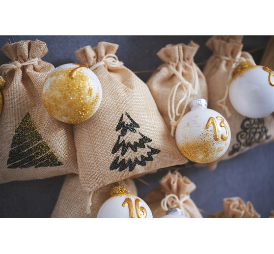 VBS Jute bags "11 x 16 cm", 100 pieces