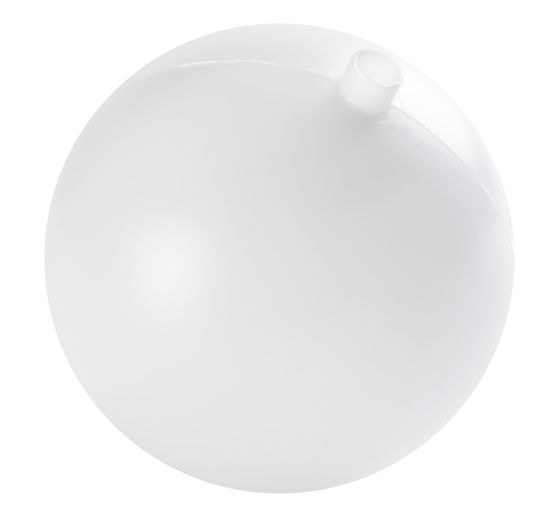 Plastic ball with socket, white
