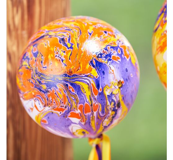 Plastic ball with socket, white