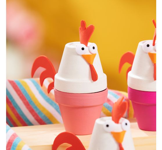 VBS Foam rubber set "Trendy", 10 colours, 2 mm