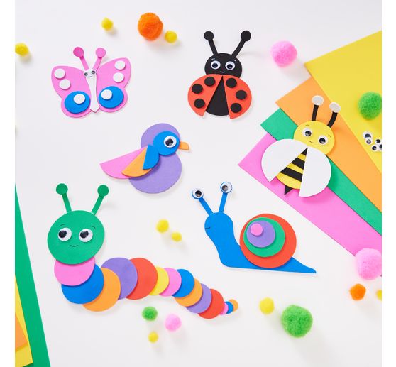 VBS Gommapiuma "Megapack", 50 pezzi, colori assortiti