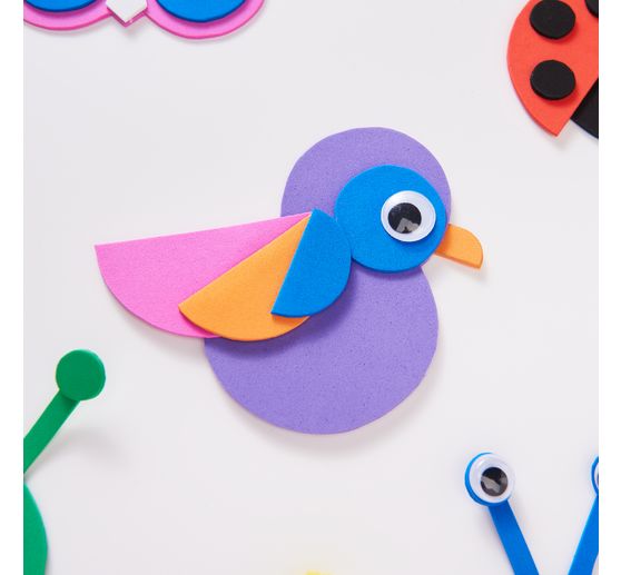 VBS Occhi mobili da incollare su "Mix", 100 pezzi