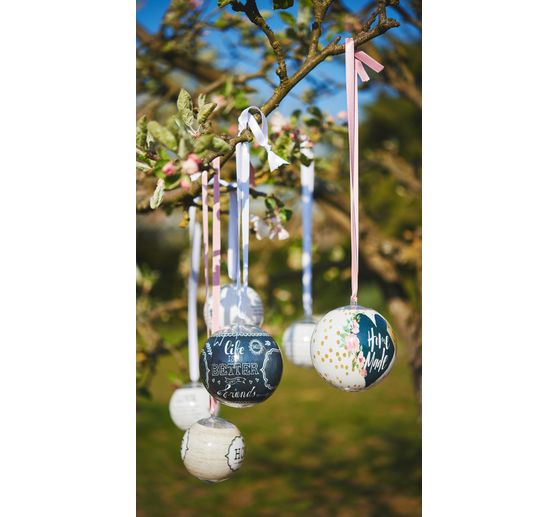 VBS Acrylic ball, Ø 8 cm, 6 pcs.