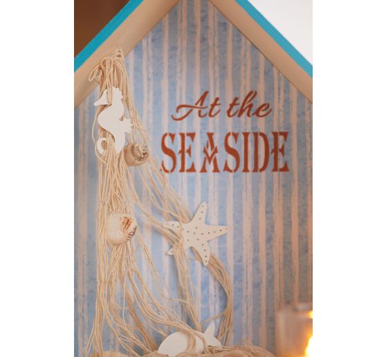 Stencil "At the seaside"