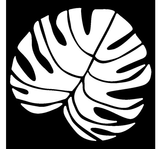 Stencil "Big Monstera Blatt"
