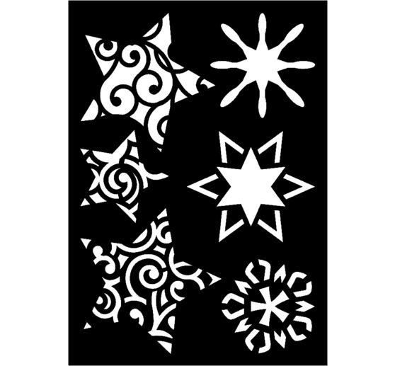 VBS Christmas stencils, set of 3