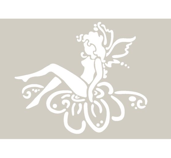 Stencil "Flower Fairy", DIN A5