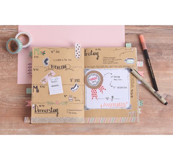 Bullet Journal Stencil "Banner"