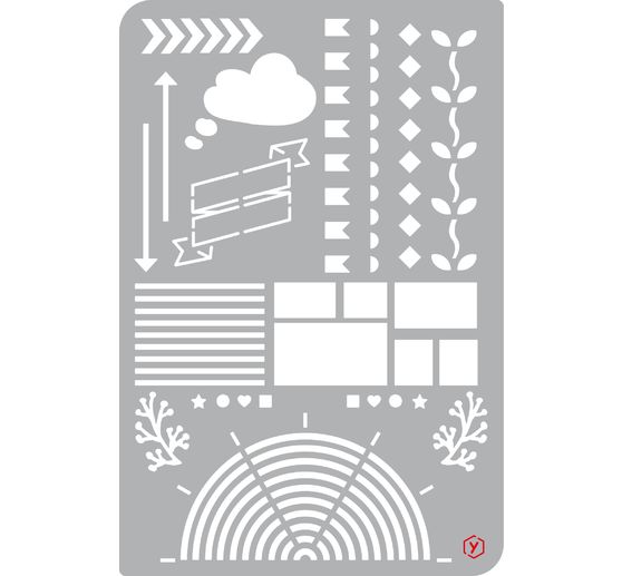 Bulletin Journal Stencil "Setups "