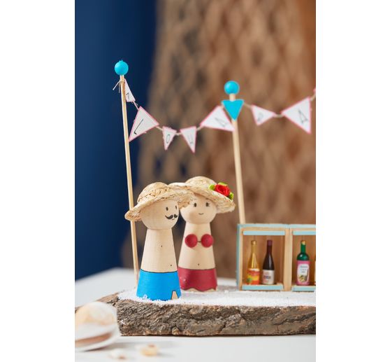 Cappello di paglia "Nature", 3 pezzi